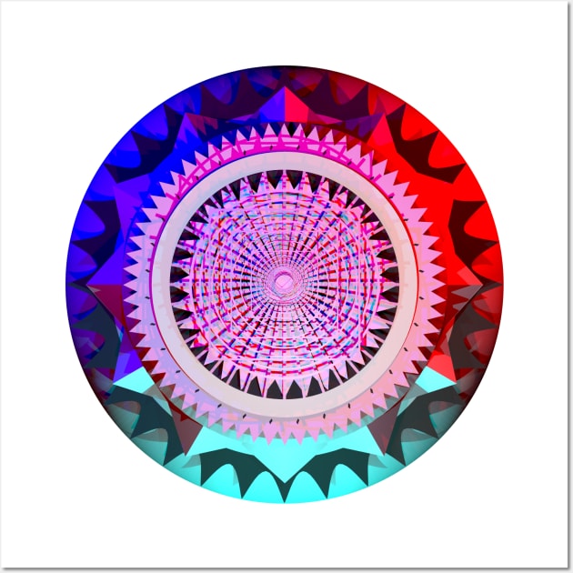 Pop Mandala Wall Art by jlevien